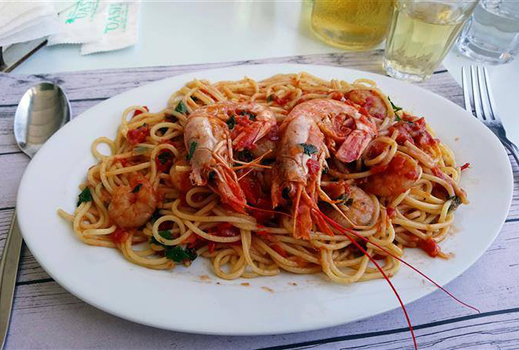 Spaghetti Shrimps - γαρίδες σπαγγέτι
